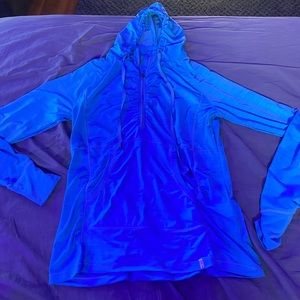 Blue hoodie !